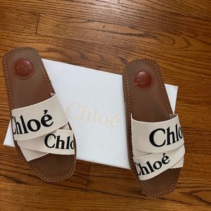 Chloe Woody Slide Sandals